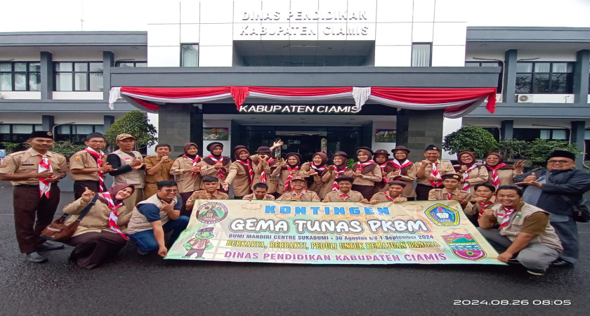 Pelepasan Kontingen Tunas PKBM Kabupaten Ciamis untuk Jambore Provinsi Jawa Barat